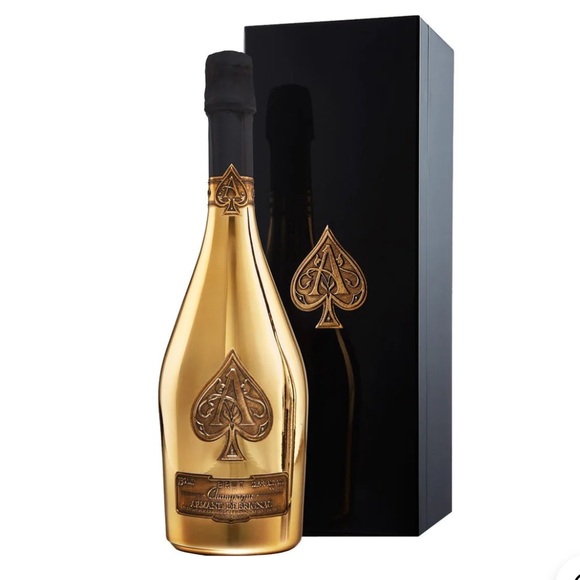 2 gold ACE magnum champagne bottles - Picture 2 of 5